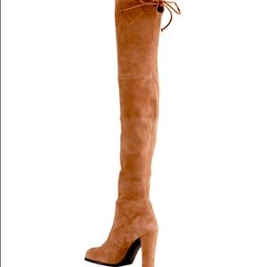 STUART WEITZMAN HIGHLAND SUEDE OVER THE KNEE
